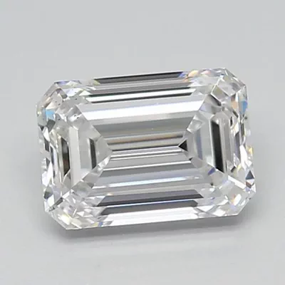 1.51ct E VS2 Rare Carat Ideal Cut Emerald Lab Grown Diamond