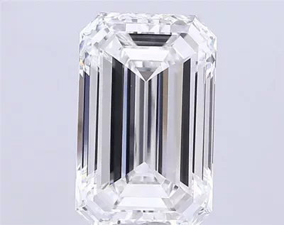 11.53ct F VVS2 Very Good Cut Emerald Lab Grown Diamond