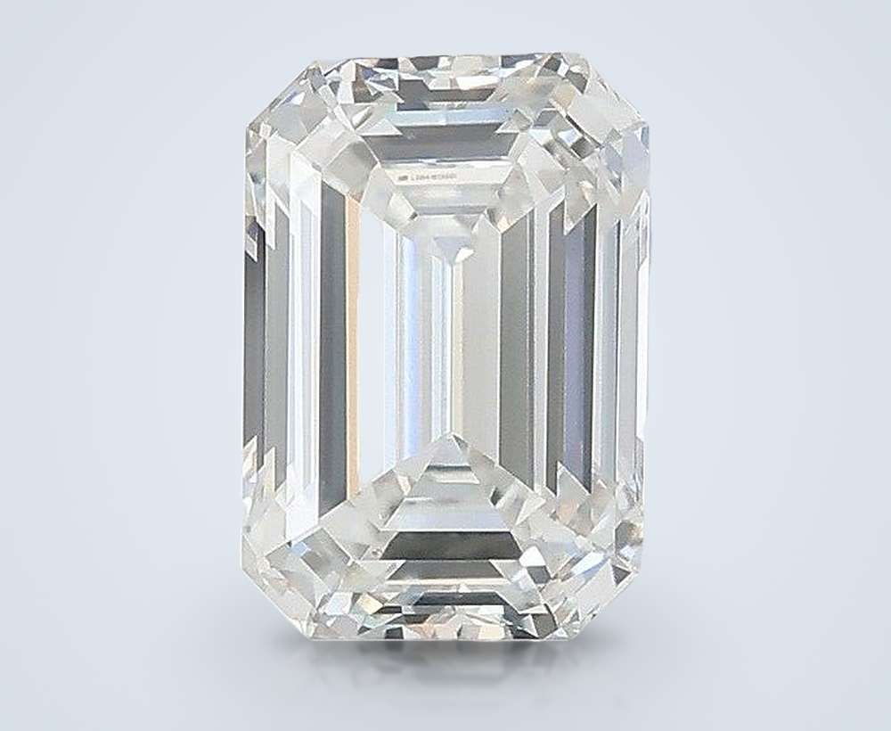 2.09ct F VVS2 Rare Carat Ideal Cut Emerald Lab Grown Diamond