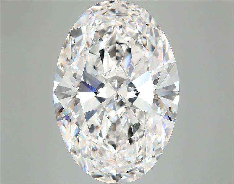 11.73ct F VVS2 Rare Carat Ideal Cut Oval Lab Grown Diamond