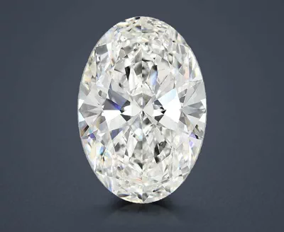 11.73ct F VVS2 Rare Carat Ideal Cut Oval Lab Grown Diamond