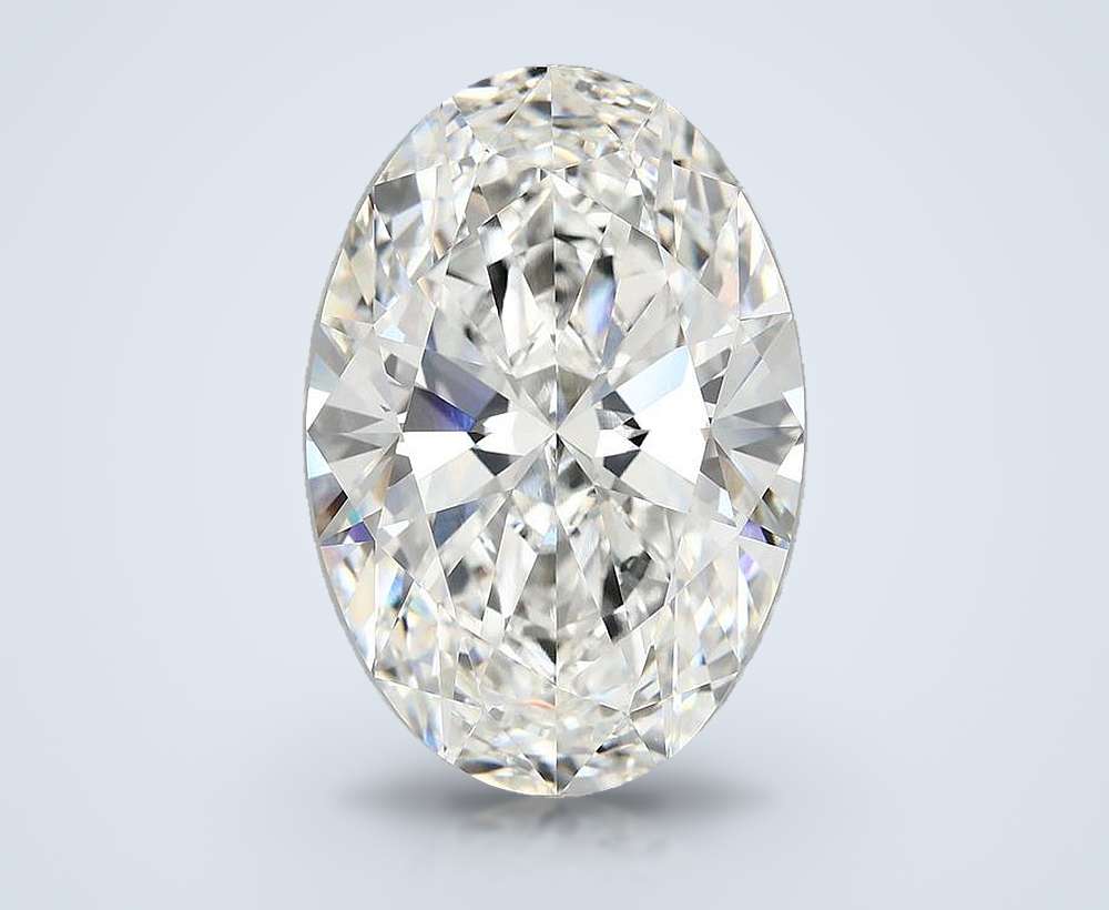 11.73ct F VVS2 Rare Carat Ideal Cut Oval Lab Grown Diamond