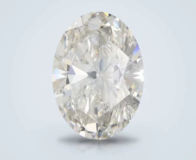 4.30ct H VS2 Rare Carat Ideal Cut Oval Lab Grown Diamond