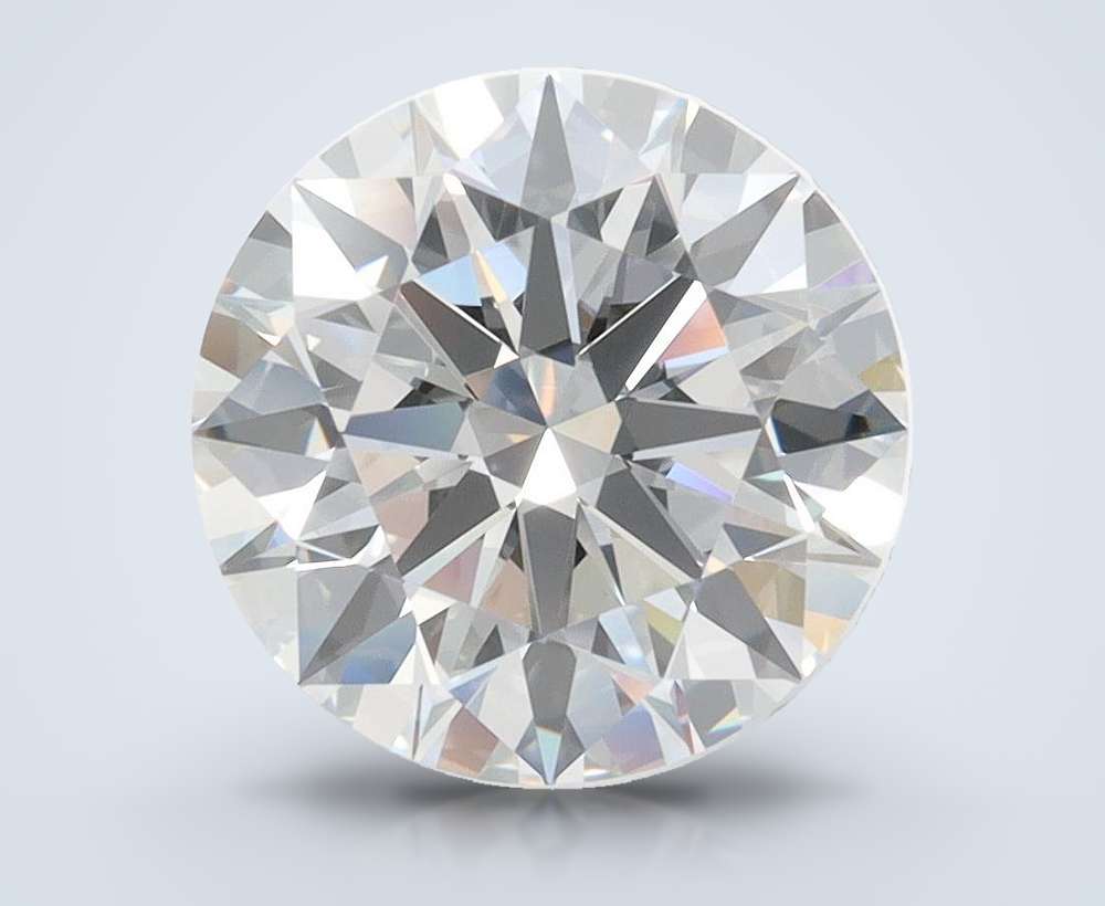 3.42ct D FL Rare Carat Ideal Cut Round Lab Grown Diamond