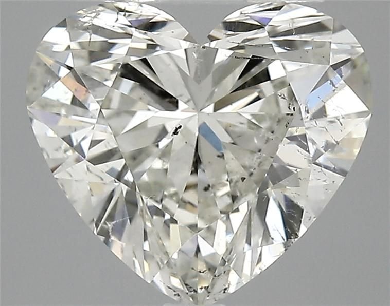 2.56ct I SI2 Rare Carat Ideal Cut Heart Diamond