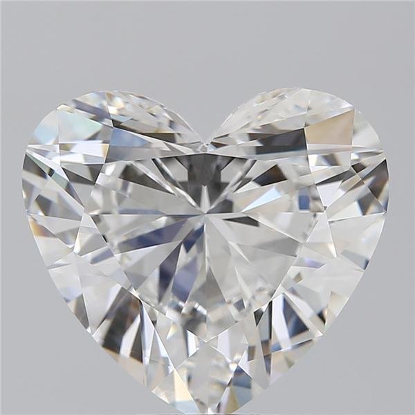 6.38ct E VVS2 Very Good Cut Heart Lab Grown Diamond