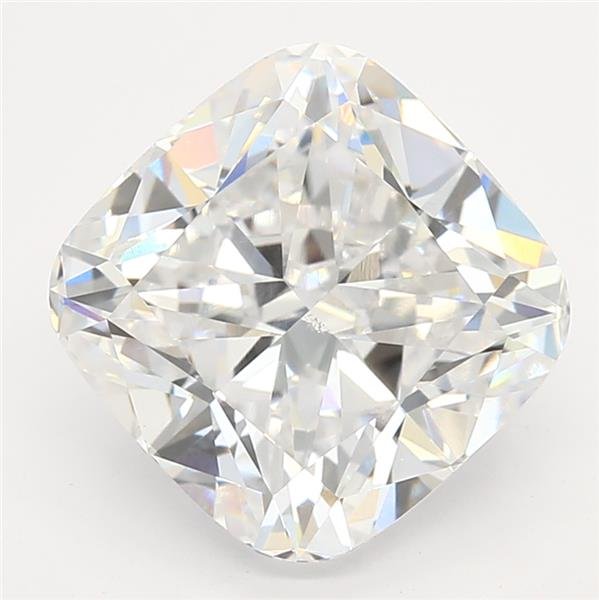 4.22ct D VVS2 Rare Carat Ideal Cut Cushion Lab Grown Diamond