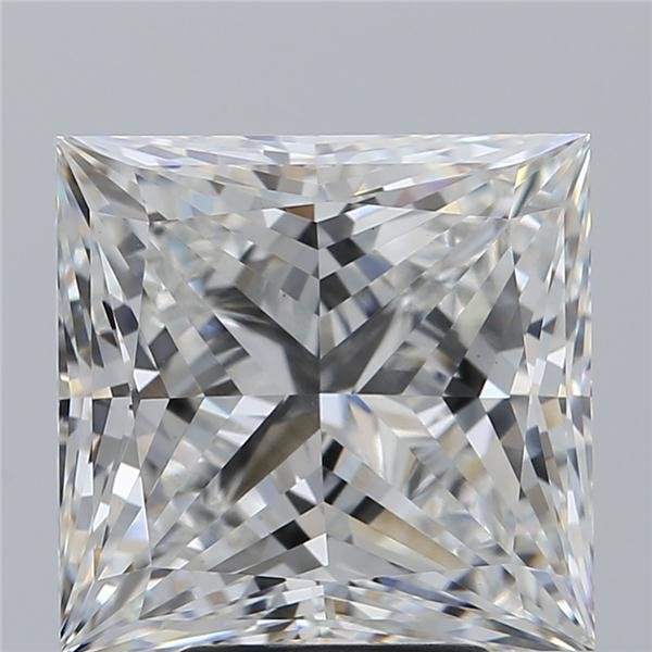 5.13ct F VS1 Rare Carat Ideal Cut Princess Lab Grown Diamond