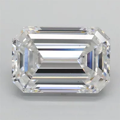 3.08ct D VS1 Rare Carat Ideal Cut Emerald Lab Grown Diamond