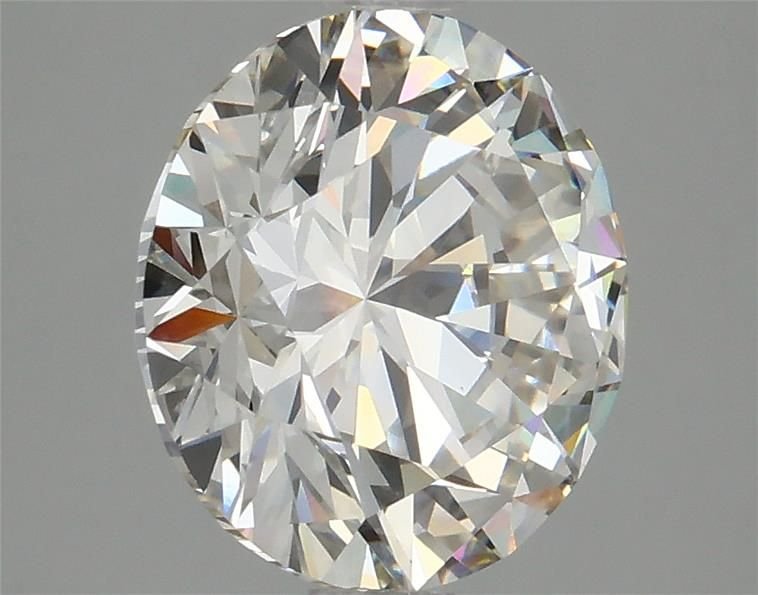 3.09ct H VVS2 Rare Carat Ideal Cut Round Lab Grown Diamond
