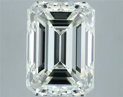 5.70ct J VVS2 Very Good Cut Emerald Diamond
