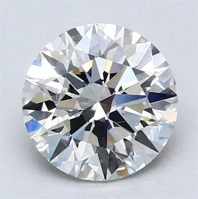 2.01ct E VS2 Rare Carat Ideal Cut Round Lab Grown Diamond