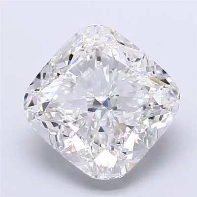 6.11ct E VVS2 Rare Carat Ideal Cut Cushion Lab Grown Diamond