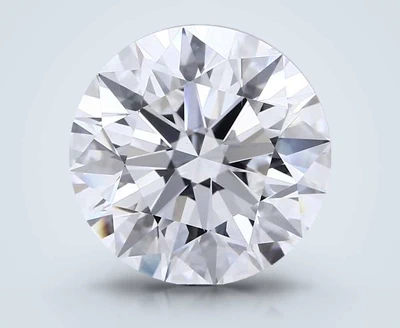 5.21ct D VS2 Rare Carat Ideal Cut Round Diamond