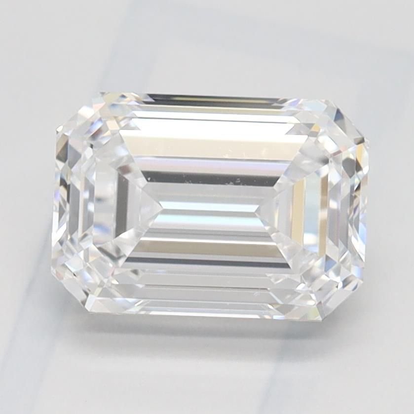 1.56ct D VVS1 Excellent Cut Emerald Lab Grown Diamond
