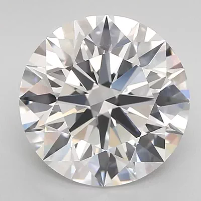 4.07ct E VVS2 Rare Carat Ideal Cut Round Lab Grown Diamond