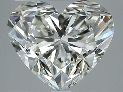 4.01ct H VS2 Rare Carat Ideal Cut Heart Diamond