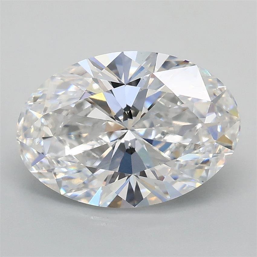 2.06ct D VS1 Rare Carat Ideal Cut Oval Lab Grown Diamond