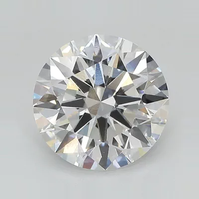 3.41ct E VS1 Rare Carat Ideal Cut Round Lab Grown Diamond