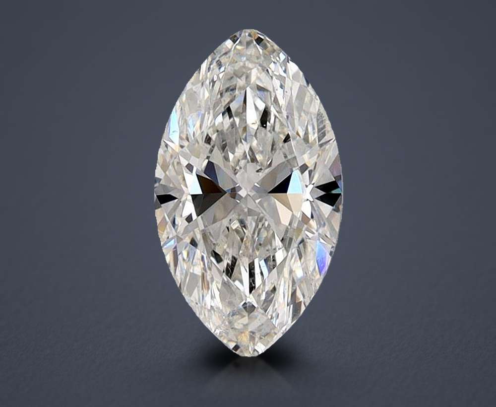 1.30ct H SI2 Rare Carat Ideal Cut Marquise Diamond