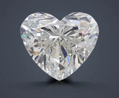1.51ct F VVS2 Rare Carat Ideal Cut Heart Lab Grown Diamond