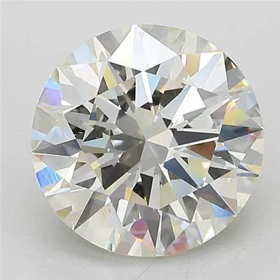 3.01ct J VS1 Excellent Cut Round Lab Grown Diamond