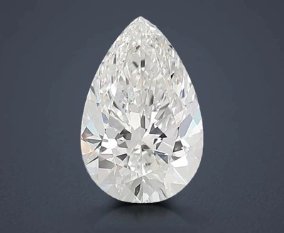 4.08ct F VS1 Rare Carat Ideal Cut Pear Lab Grown Diamond