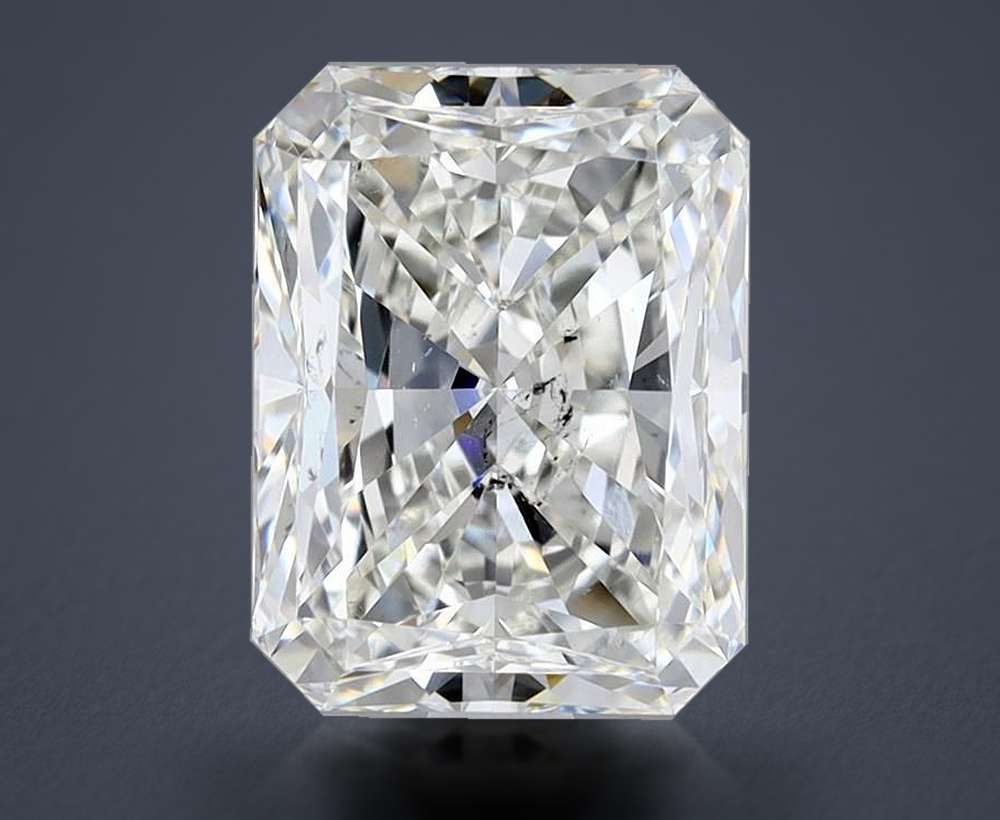 2.52ct H SI2 Rare Carat Ideal Cut Radiant Diamond
