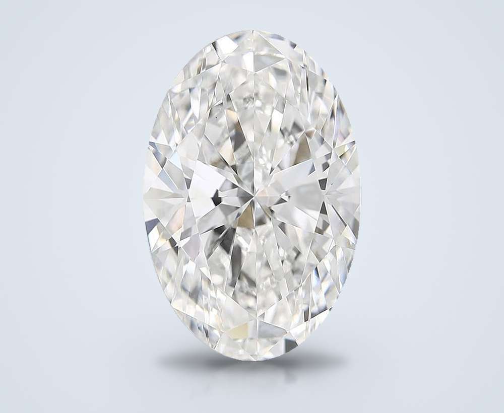 11.81ct E VS1 Rare Carat Ideal Cut Oval Lab Grown Diamond