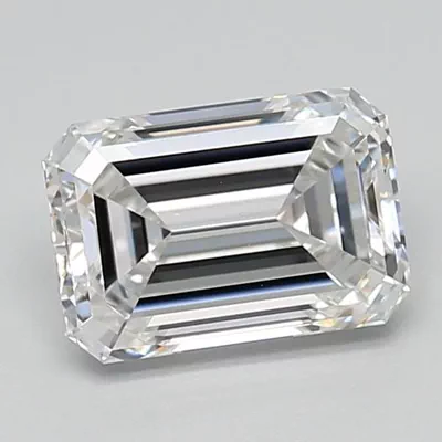 1.81ct F VVS2 Rare Carat Ideal Cut Emerald Lab Grown Diamond