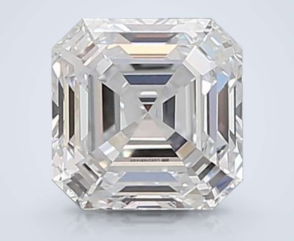 1.06ct D VVS1 Rare Carat Ideal Cut Asscher Lab Grown Diamond