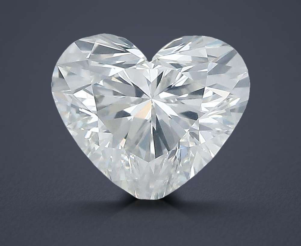 0.62ct J SI2 Rare Carat Ideal Cut Heart Diamond