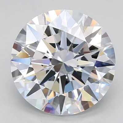 4.03ct D VVS2 Rare Carat Ideal Cut Round Lab Grown Diamond