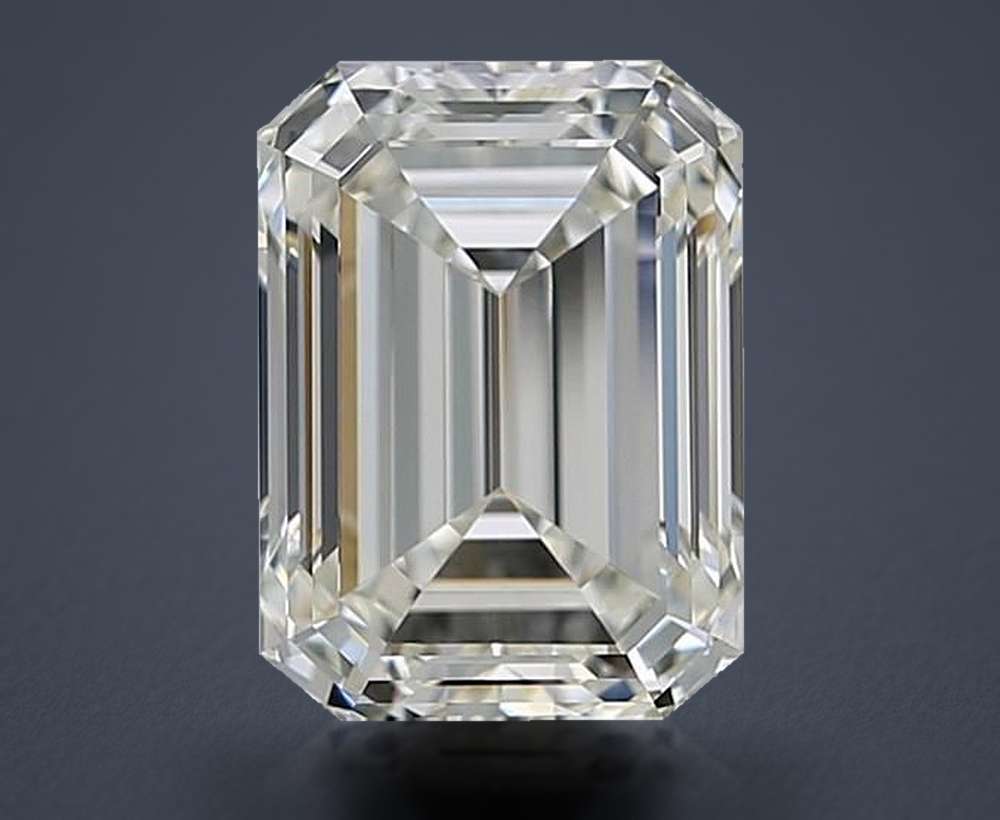 4.50ct J VVS1 Rare Carat Ideal Cut Emerald Diamond