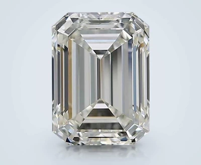 4.50ct J VVS1 Rare Carat Ideal Cut Emerald Diamond