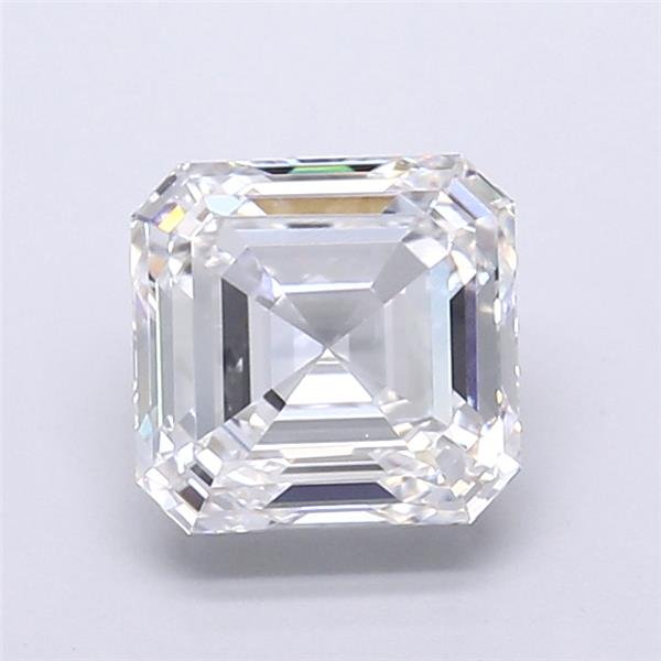 2.39ct D VVS2 Excellent Cut Asscher Lab Grown Diamond