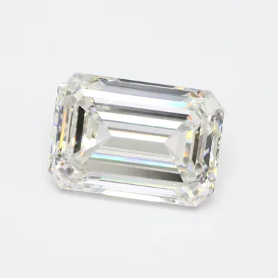 2.66ct F VS1 Rare Carat Ideal Cut Emerald Lab Grown Diamond