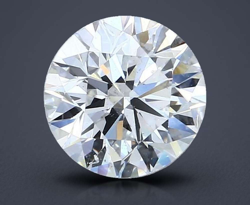2.50ct D SI2 Rare Carat Ideal Cut Round Diamond