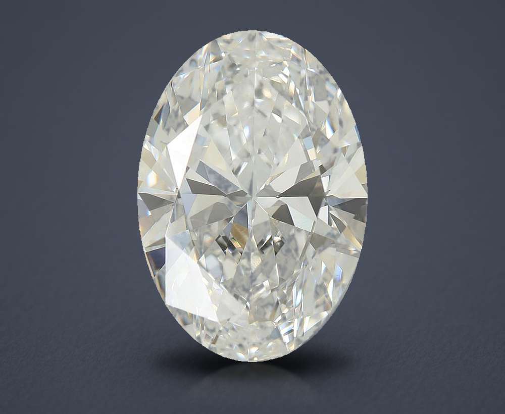 5.71ct E VVS2 Rare Carat Ideal Cut Oval Lab Grown Diamond