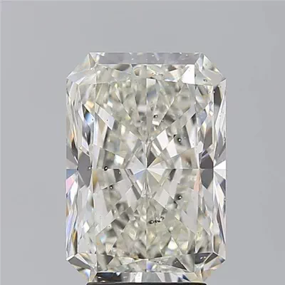 4.26ct J SI2 Rare Carat Ideal Cut Radiant Diamond