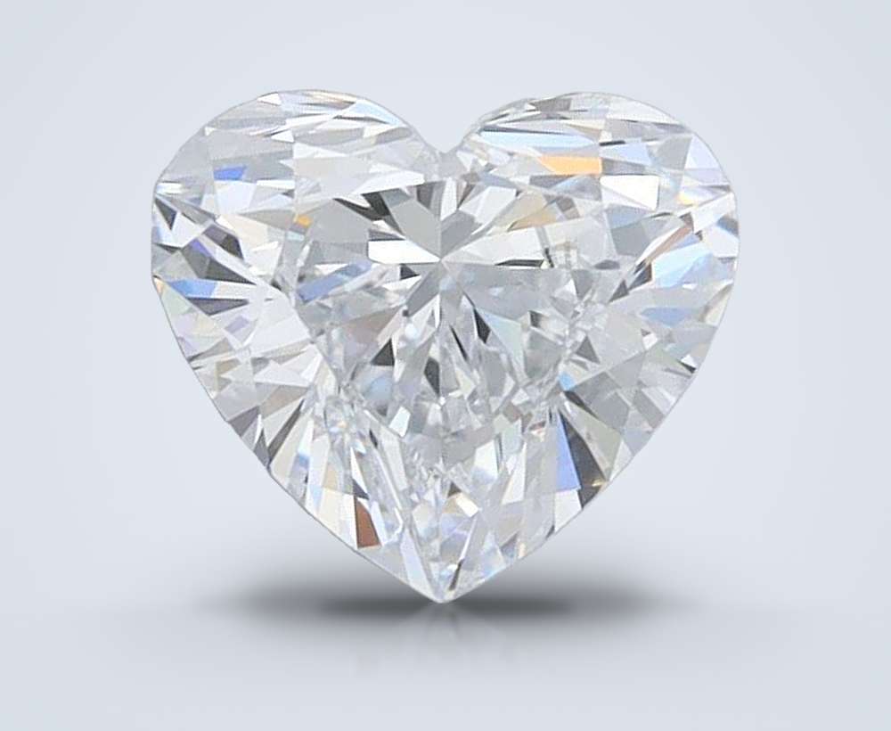 1.02ct D VVS2 Rare Carat Ideal Cut Heart Lab Grown Diamond