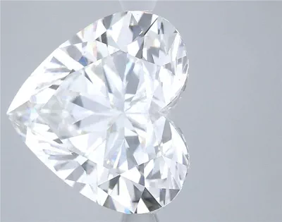 6.14ct G VS2 Rare Carat Ideal Cut Heart Lab Grown Diamond