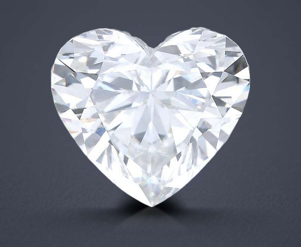 6.14ct G VS2 Rare Carat Ideal Cut Heart Lab Grown Diamond