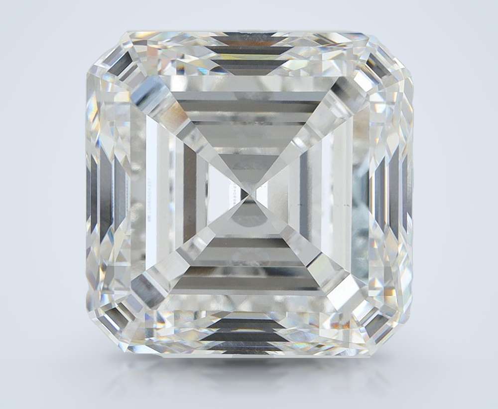 21.43ct E VVS2 Very Good Cut Asscher Lab Grown Diamond