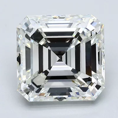 4.02ct G VS1 Very Good Cut Asscher Diamond