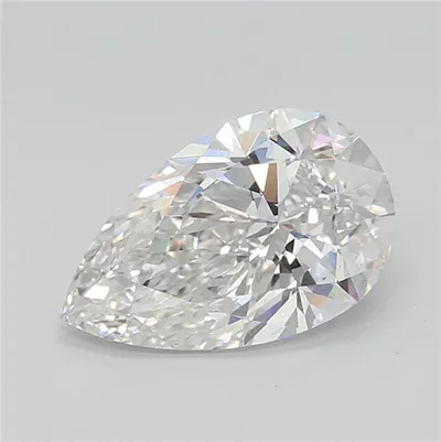 2.03ct F VS1 Rare Carat Ideal Cut Pear Lab Grown Diamond