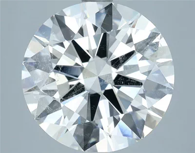 4.01ct I SI2 Rare Carat Ideal Cut Round Diamond
