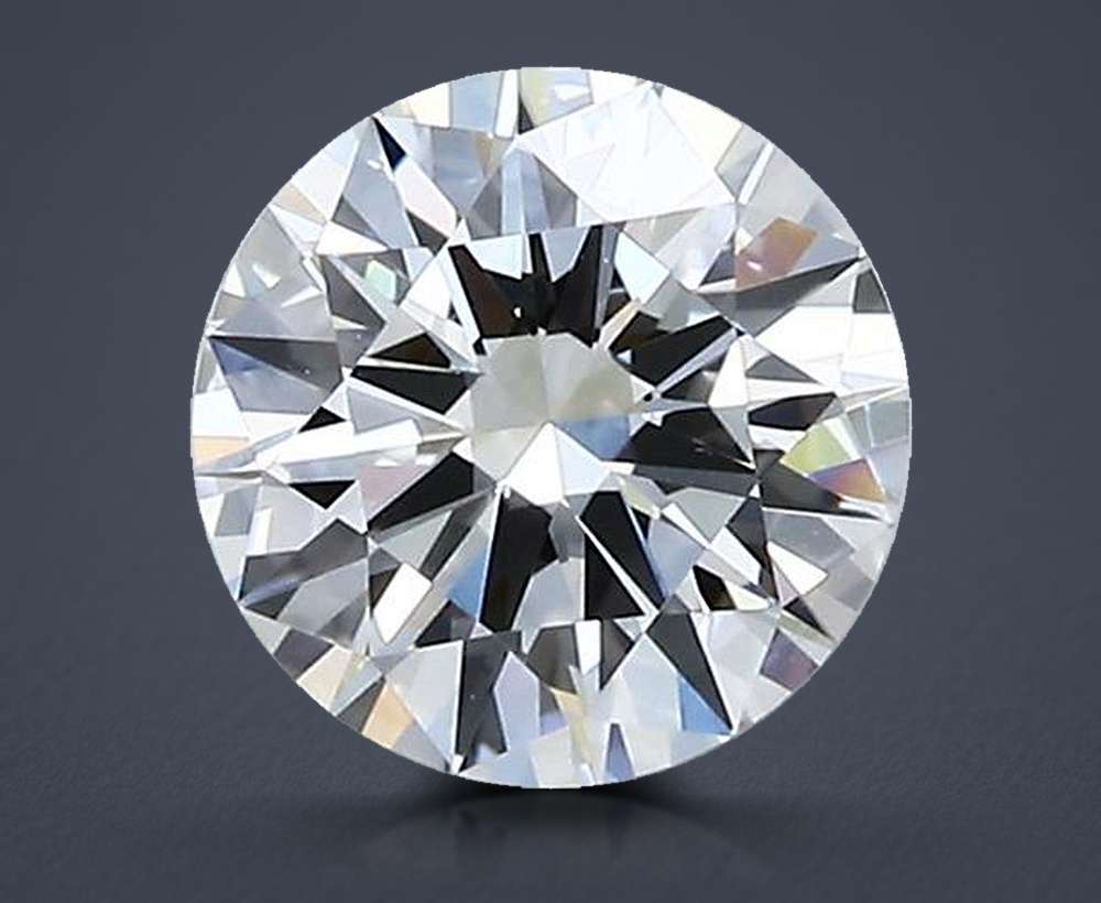 1.02ct F VVS2 Excellent Cut Round Diamond