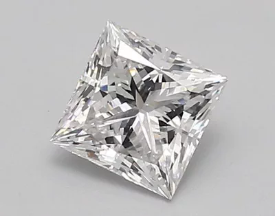 1.34ct D VVS2 Rare Carat Ideal Cut Princess Lab Grown Diamond