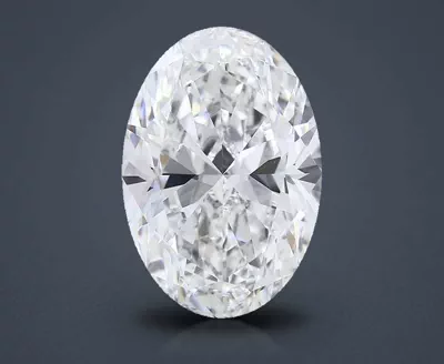 15.04ct F VS1 Rare Carat Ideal Cut Oval Lab Grown Diamond